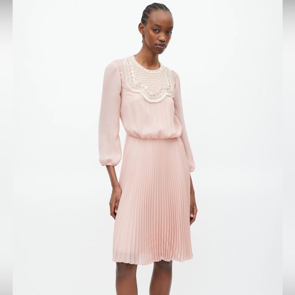 Prada accordion pleated dress